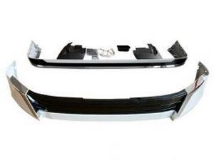 Накладки на бампера TOYOTA LC 200 (2016+) - GT 2021 (белые) 4 4