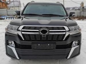 Накладки на бампера TOYOTA LC 200 (2016+) - GT 2021 (чёрные) 1 5