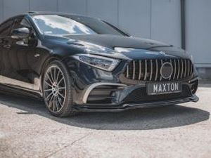 Спліттер передній Mercedes CLS AMG-Line C257 (18-) - V.3 2