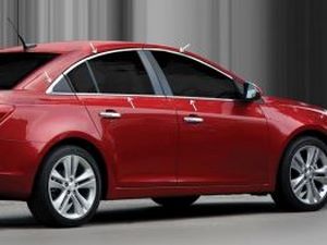 Хром полные молдинги стёкол Chevrolet Cruze J300 Sedan 2 2