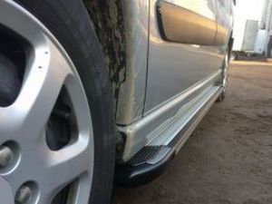 Пороги боковые Citroen Berlingo II (08-18) - Rainbow 4