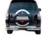 Защита задняя Mitsubishi Pajero Wagon IV - углы двойные 1 1