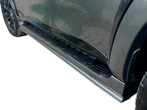 Пороги бічні Nissan Patrol Nismo (Y62; 20-) - OEM (чорні)