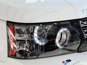 Фары Range Rover Sport I (10-13) - OEM чёрные