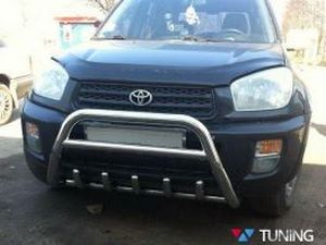 Кенгурятник с грилем Toyota Rav4 II (2001+) 3 3