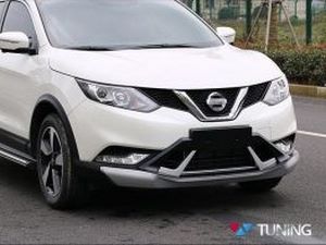 Накладка на передний бампер NISSAN Qashqai J11 (2017+) - ABS 2