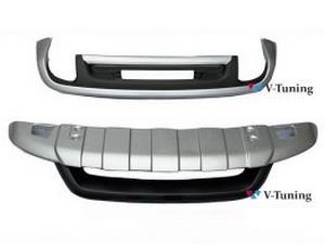 Накладки передняя и задняя VW Touareg II (15-18)