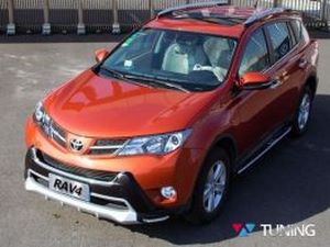 Накладка на передний бампер TOYOTA Rav4 IV (2013-) - ABS 3 3