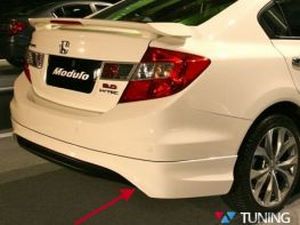 Накладка заднего бампера HONDA Civic 9 (12-15) Sedan 1