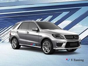 Пластиковый обвес MERCEDES ML W166 (ML 63 AMG) 4