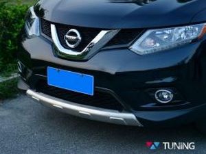 Накладки под бампера NISSAN X-Trail T32 (14-16) - нержавейка 2