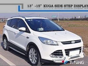 Пороги боковые Ford Kuga II (13-19) - Mercedes стиль 7