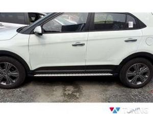 Пороги боковые Hyundai Creta (14-17) - BMW стиль 4