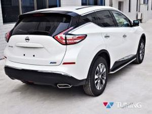 Пороги боковые NISSAN Murano III Z52 (15-) - две полосы 5