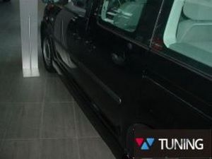 Накладки на пороги VW Caddy III (04-14) - DJUZ стиль 4