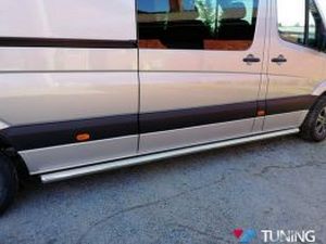 Трубы боковые MERCEDES Sprinter W907 (пороги) 2 2