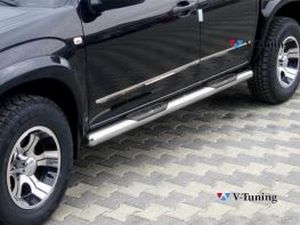 Пороги боковые TOYOTA Rav4 III (2006-2012) - трубы 4