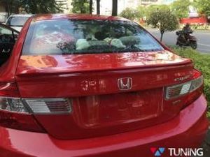 Лип спойлер багажника HONDA Civic 9 (12-15) Sedan - ABS 4