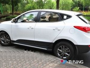 Пороги боковые HYUNDAI ix35 (Acura стиль) 3