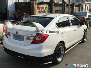 Спойлер на стекло HONDA Civic 9 (12-15) Sedan - под покраску 4