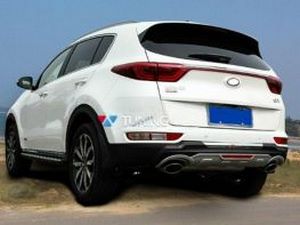 Накладка на задний бампер KIA Sportage 4 IV QL - KX5 5 5