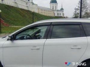 Дефлектори вікон Volvo XC60 I (08-17) - Hic (накладні) 2