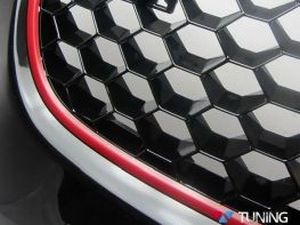 Решётка радиатора VW Golf 5 V - GTI стиль с местом под логотип 4 4