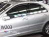 Дефлекторы окон Mercedes C W203 (00-07) Sedan - Hic (накладные)