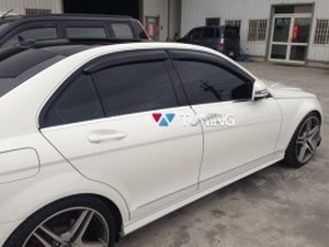 Дефлектори вікон Mercedes C W204 (07-14) Sedan - Hic (накладні) 4