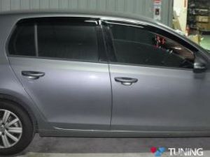 Дефлекторы окон Skoda Fabia III (NJ; 14-21) Htb - Hic (накладные) 4