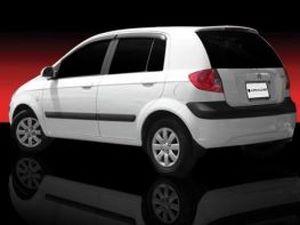 Дефлектори вікон Hyundai Getz / Click (02-11) - Hic (накладні) 4