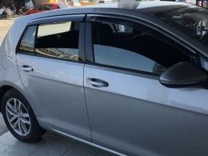 Дефлектори вікон VW Golf VII (12-20) 5D HB - Niken (з хромом молдингом)