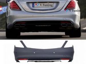 Бампер задний MERCEDES S W222 (14-17) - S63 AMG