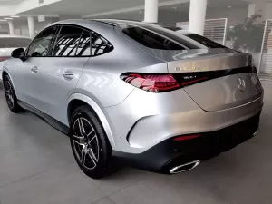 Накладка на задний бампер Mercedes GLC Coupe II C254 (23-) - Avisa (серебряная) 7