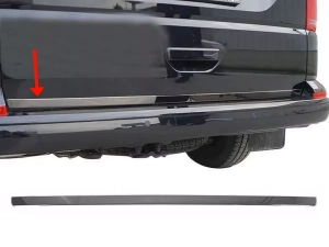 Чёрная накладка на кромку багажника VW T6 / T6.1 (15-23) - Omsa