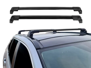 Поперечины на интегрированные рейлинги Toyota Rav4 V (XA50; 19-) - Strong (черные)
