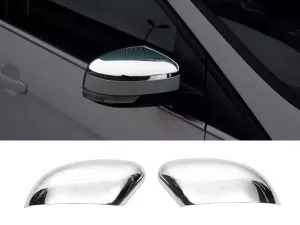 Хром накладки на зеркала Ford Focus III (C346; 11-17) EU - верхушки (Carmos)