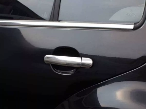 Хром накладки на ручки Skoda Roomster (06-15) - Carmos (повні) 4