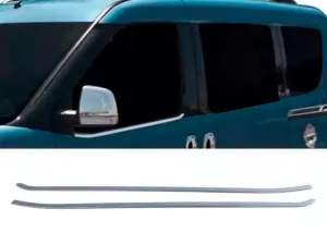 Хром нижні молдинги вікон Opel Combo D (11-17) - передні