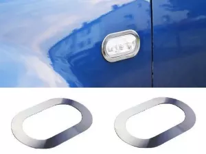 Хром обводка боковых поворотов Nissan Qashqai I (J10; 07-09)