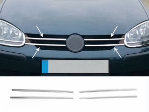 Хром накладки на решітку VW Golf V (03-08) - вузькі