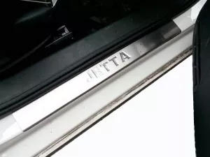 Хром накладки на пороги VW Jetta A6 (11-18) - OMSA 2