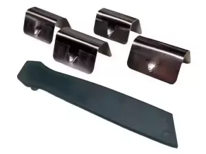 Metal brackets for window deflectors 4