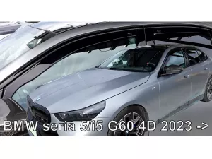 Дефлектори вікон BMW 5/i5/M5 G60/G90 (24-) - Heko (вставні) 6