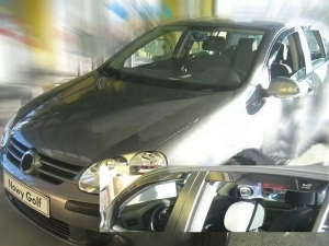 Дефлектори вікон VW Golf V (03-08) 5D Htb - Heko (вставні) 4