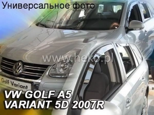 Дефлекторы окон VW Golf Plus (05-14) - Heko (вставные) 4