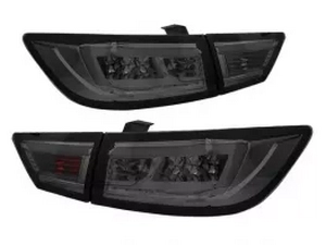 Ліхтарі задні Renault Clio IV (12-16) Hatchback - LED BAR димчасті 1