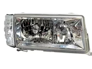 Фары с поворотами Mercedes C W201 (190) (82-93) - хром 3