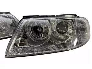 Фари VW Passat B5 3BG (01-05) рестайлінг - ангельські очі хром 7