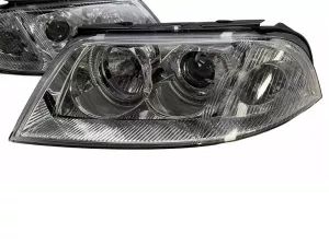 Фари VW Passat B5 3BG (01-05) рестайлінг - ангельські очі хром 8